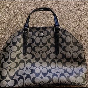 Coach bowler bag and matching coin purse